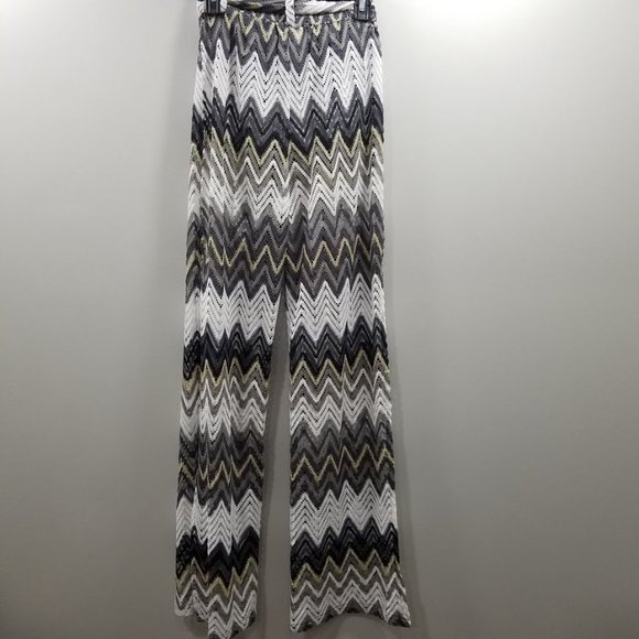 Trina Turk Drift Belted Pointelle Side Slit Cover-up Pants Size Large - Picture 3 of 12